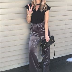 Velvet pants